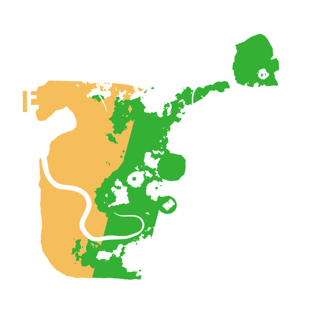 Biome Rust Map: Procedural Map, Size: 3000, Seed: 84917
