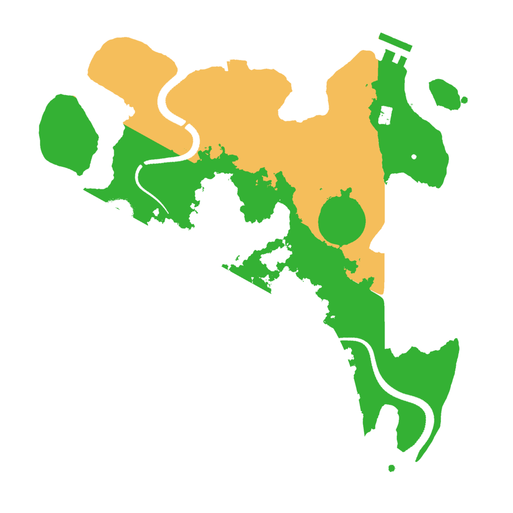 Biome Rust Map: Procedural Map, Size: 3000, Seed: 1849810785