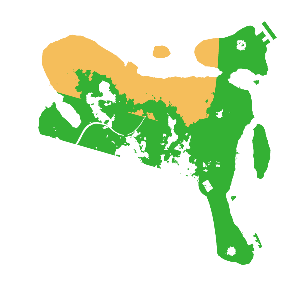 Biome Rust Map: Procedural Map, Size: 3000, Seed: 1291753181
