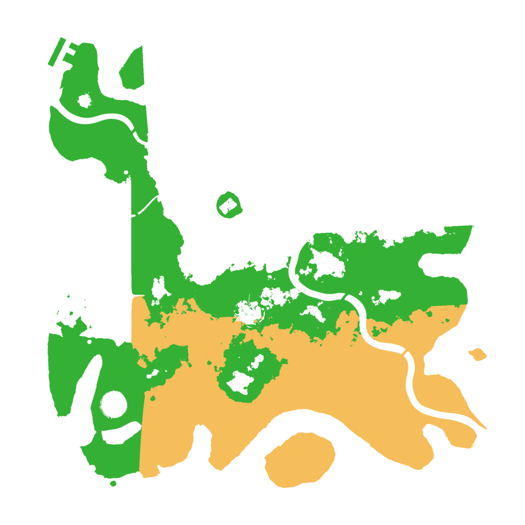 Biome Rust Map: Procedural Map, Size: 3500, Seed: 1439597190