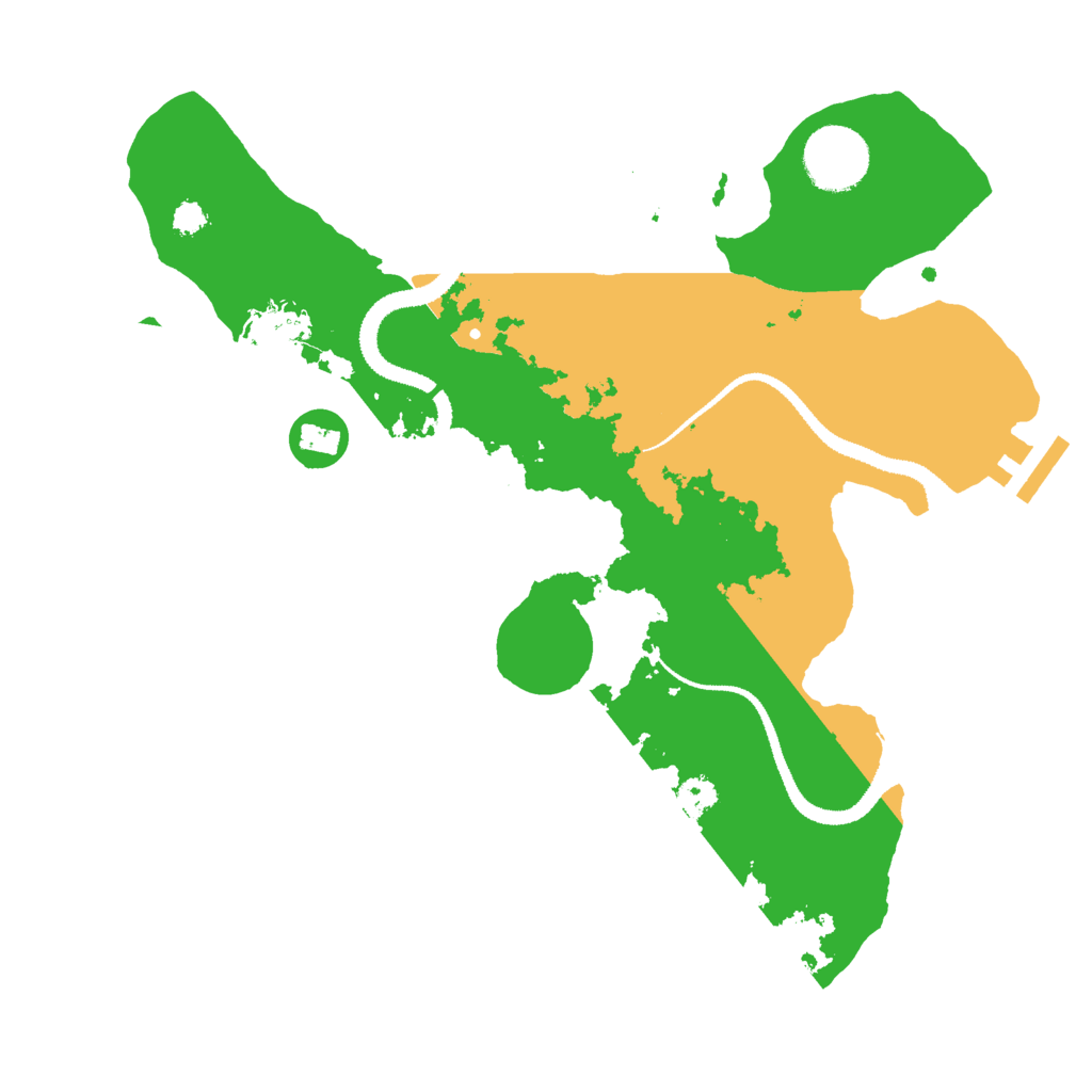 Biome Rust Map: Procedural Map, Size: 3000, Seed: 7763
