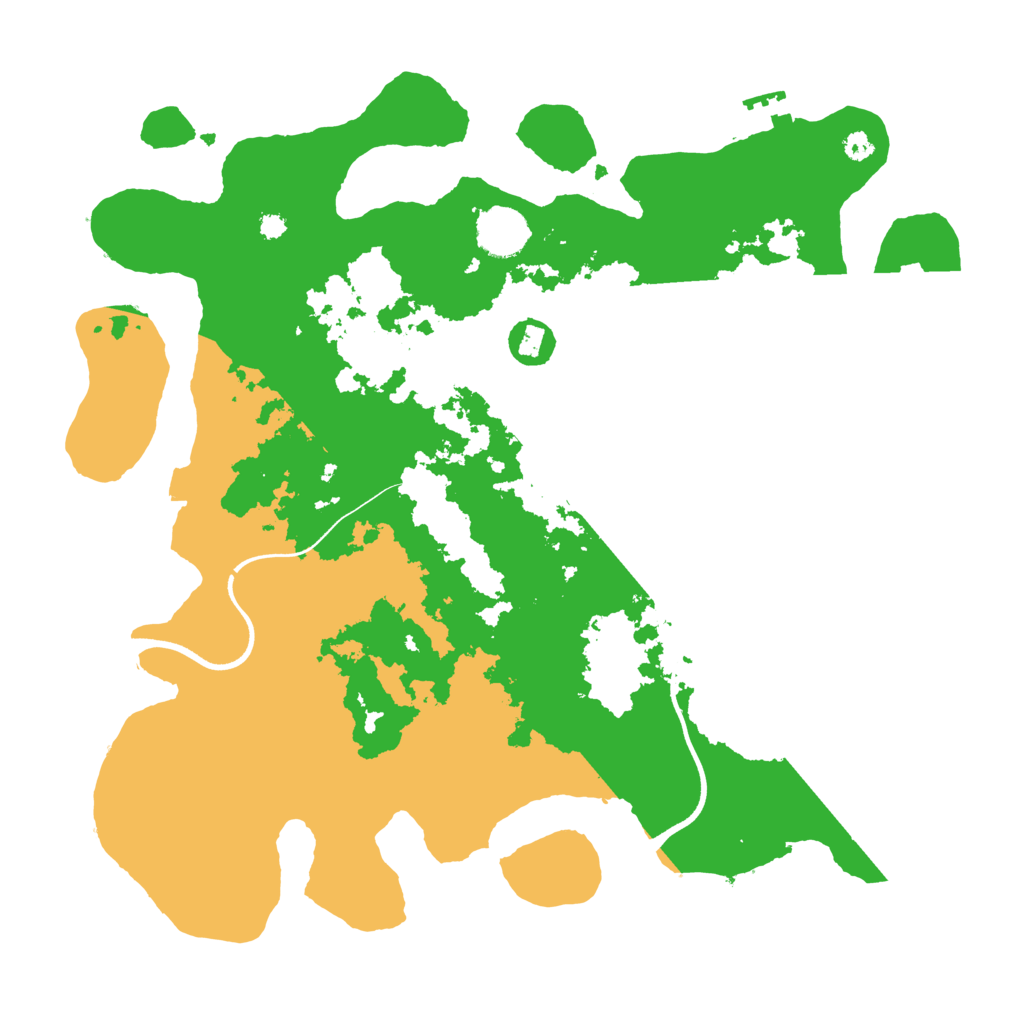 Biome Rust Map: Procedural Map, Size: 3600, Seed: 2515