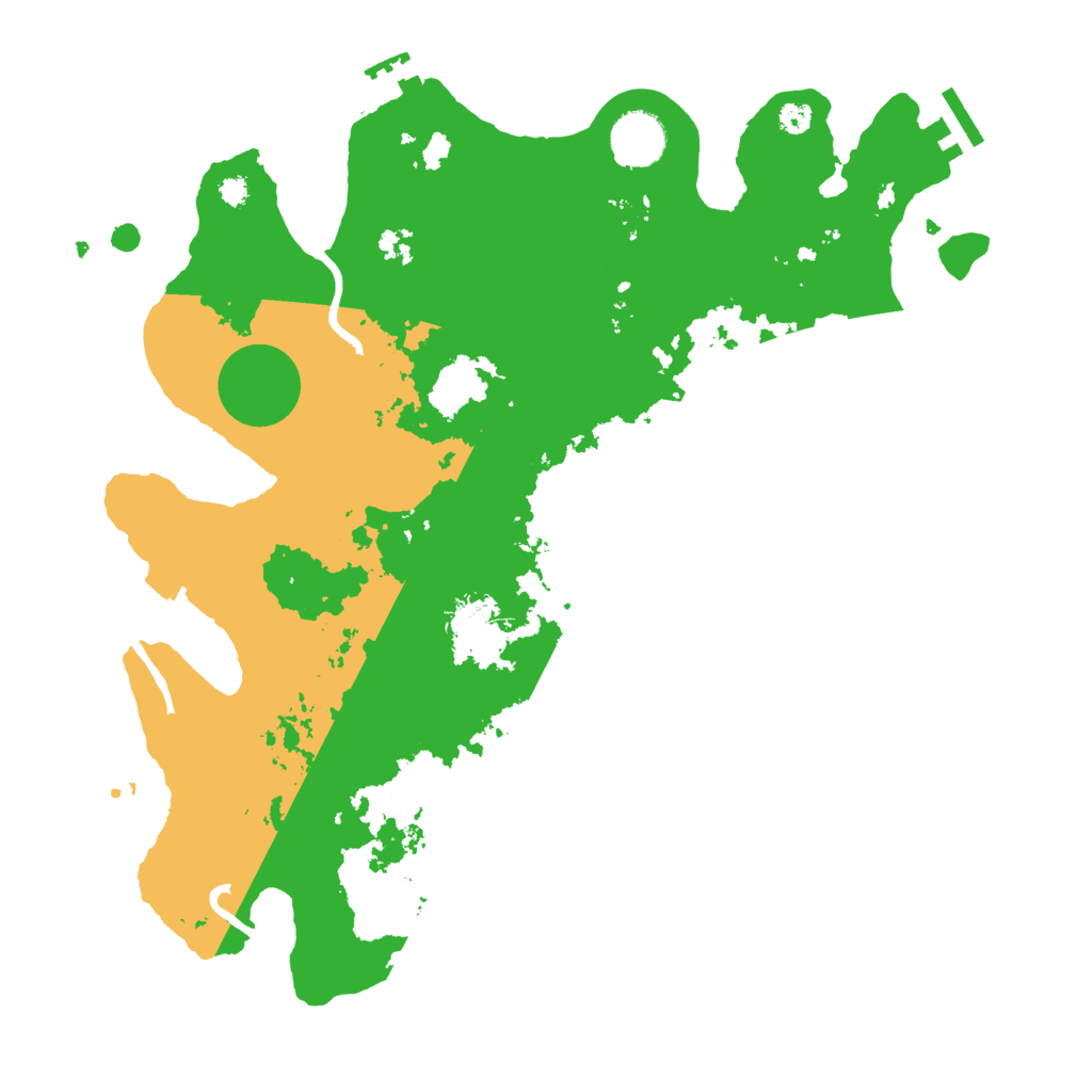 Biome Rust Map: Procedural Map, Size: 3500, Seed: 6584230