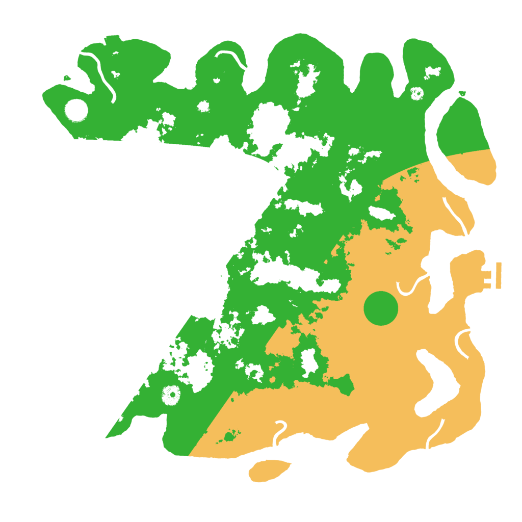 Biome Rust Map: Procedural Map, Size: 4000, Seed: 587935