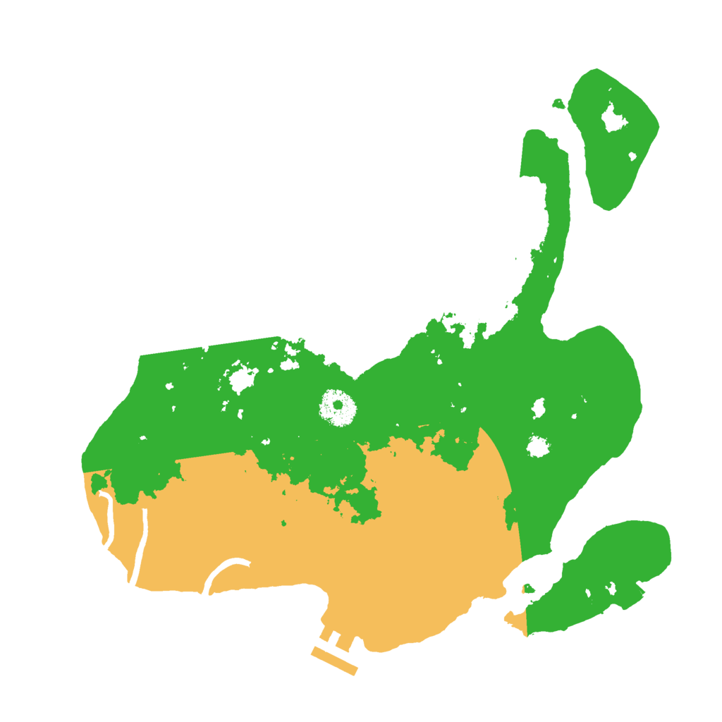 Biome Rust Map: Procedural Map, Size: 3000, Seed: 1414431479