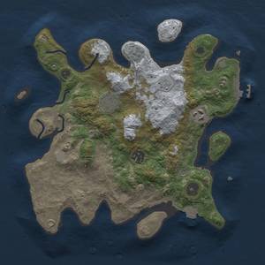 Thumbnail Rust Map: Procedural Map, Size: 2996, Seed: 265652666, 11 Monuments