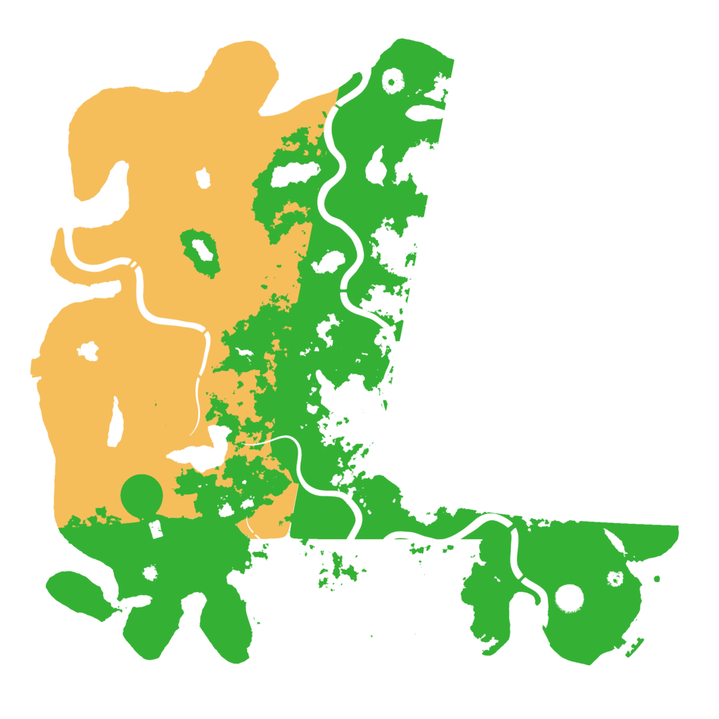 Biome Rust Map: Procedural Map, Size: 4500, Seed: 330311487