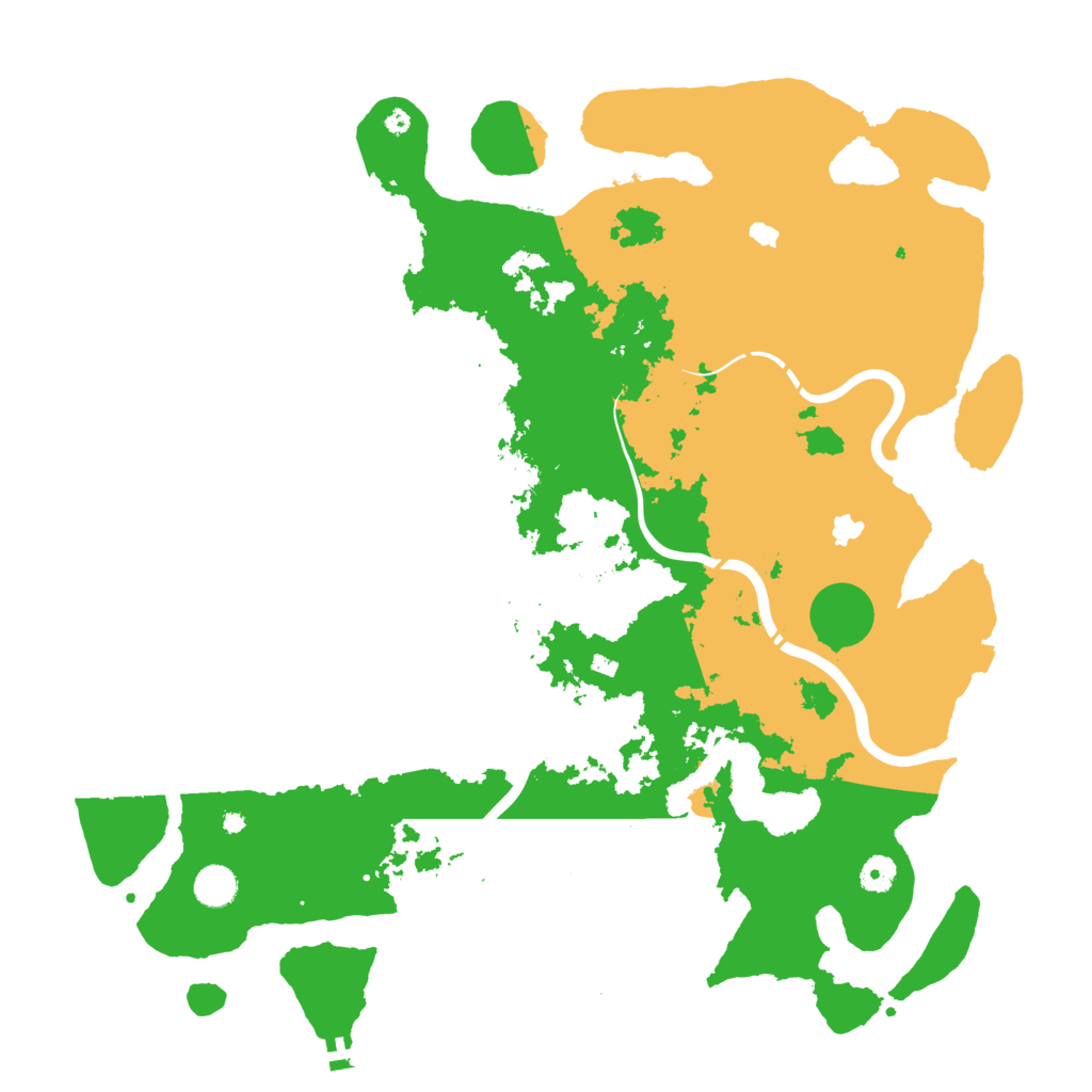 Biome Rust Map: Procedural Map, Size: 4500, Seed: 7201986