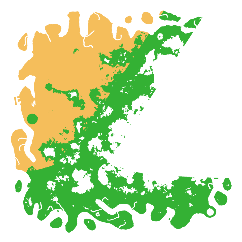 Biome Rust Map: Procedural Map, Size: 6000, Seed: 67748829