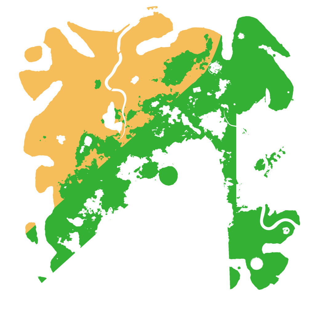 Biome Rust Map: Procedural Map, Size: 4500, Seed: 5346364