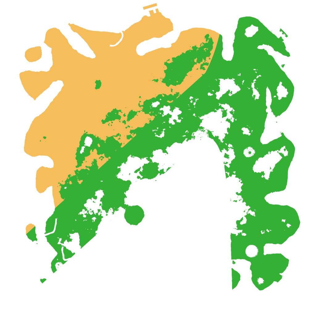 Biome Rust Map: Procedural Map, Size: 4500, Seed: 5346364