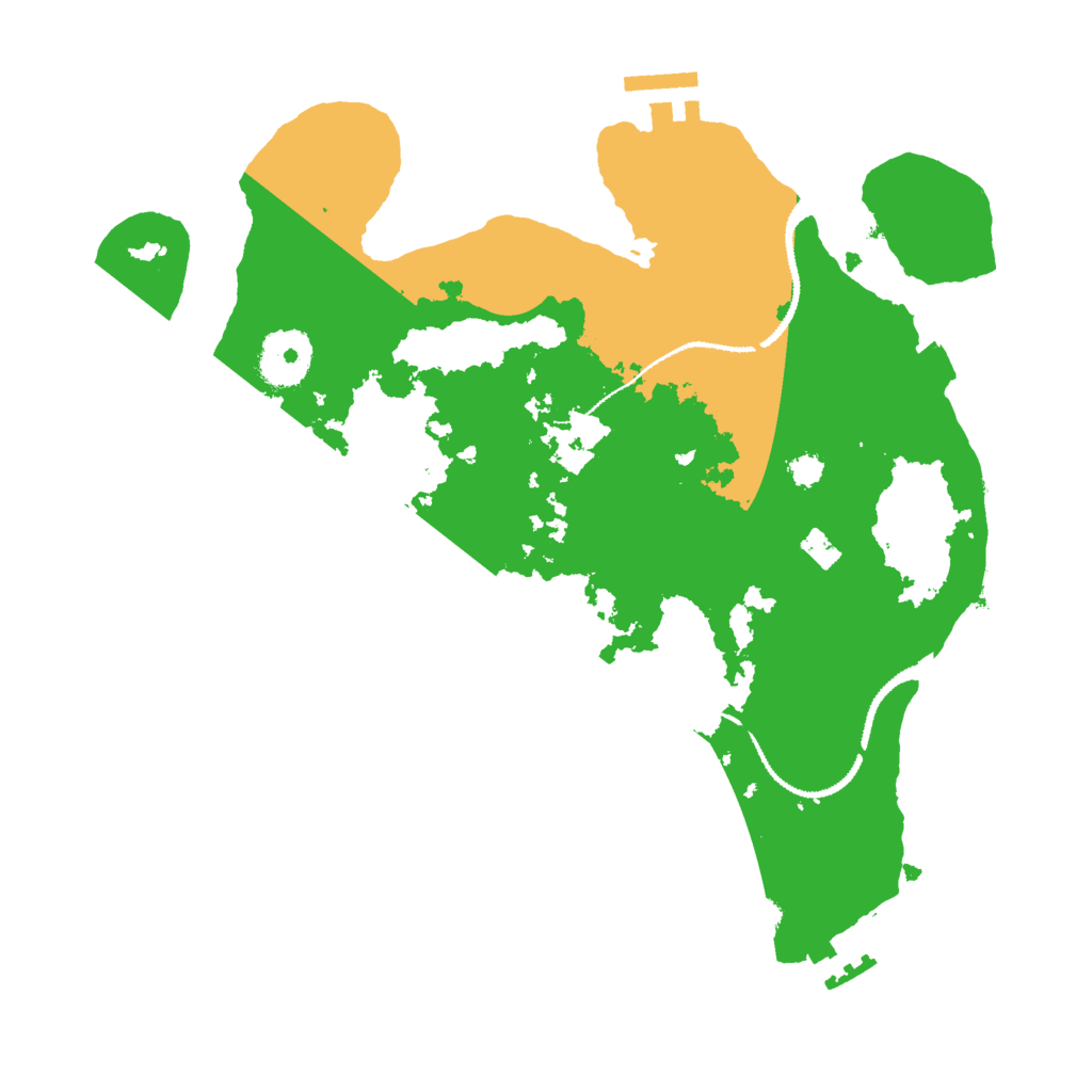Biome Rust Map: Procedural Map, Size: 3000, Seed: 624697270