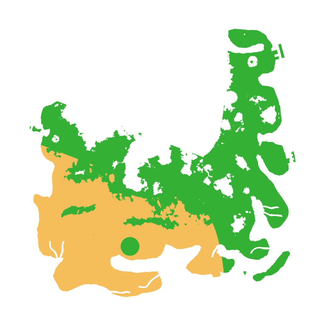 Biome Rust Map: Procedural Map, Size: 4400, Seed: 63797874