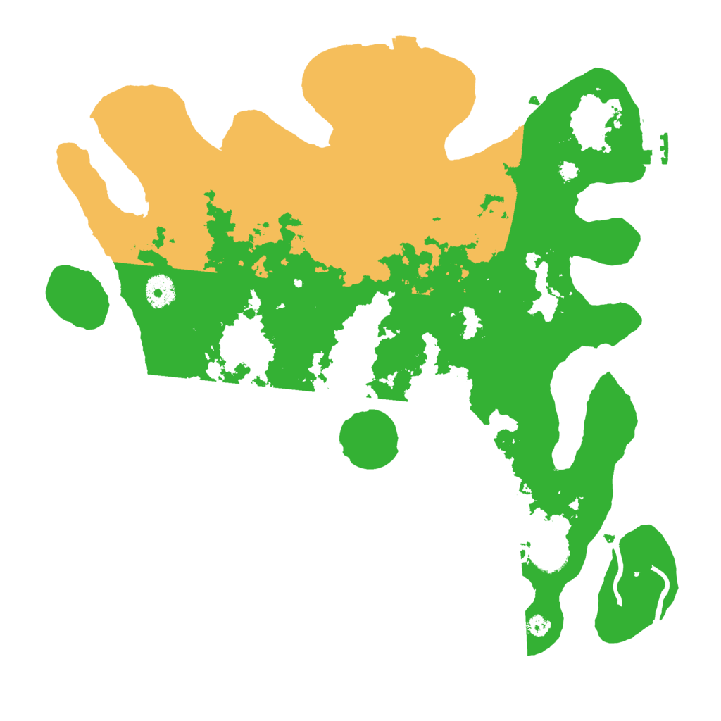 Biome Rust Map: Procedural Map, Size: 3500, Seed: 1881270091