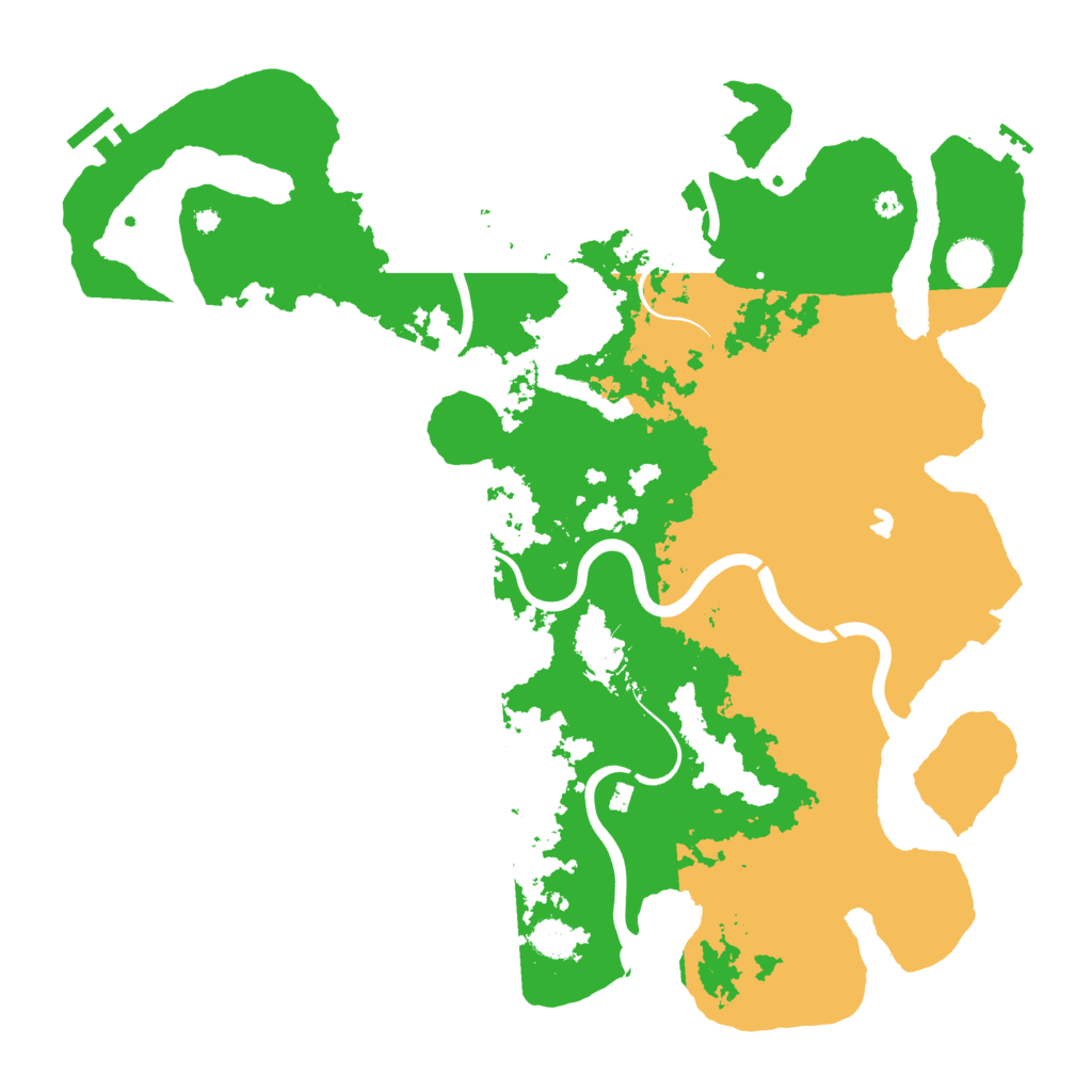 Biome Rust Map: Procedural Map, Size: 4094, Seed: 100