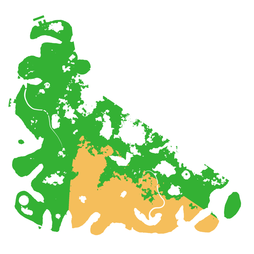 Biome Rust Map: Procedural Map, Size: 4500, Seed: 701255431
