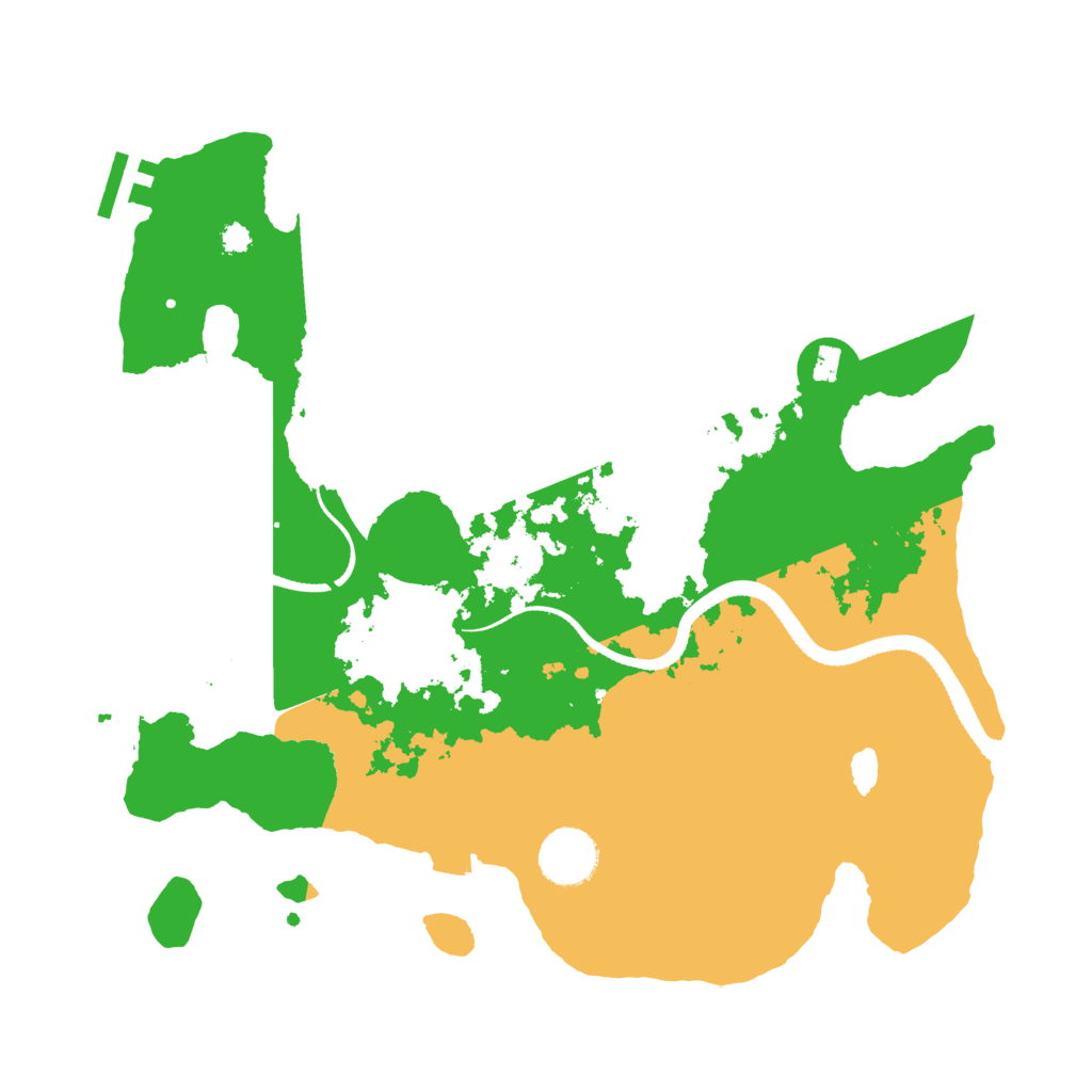 Biome Rust Map: Procedural Map, Size: 3300, Seed: 2066308214