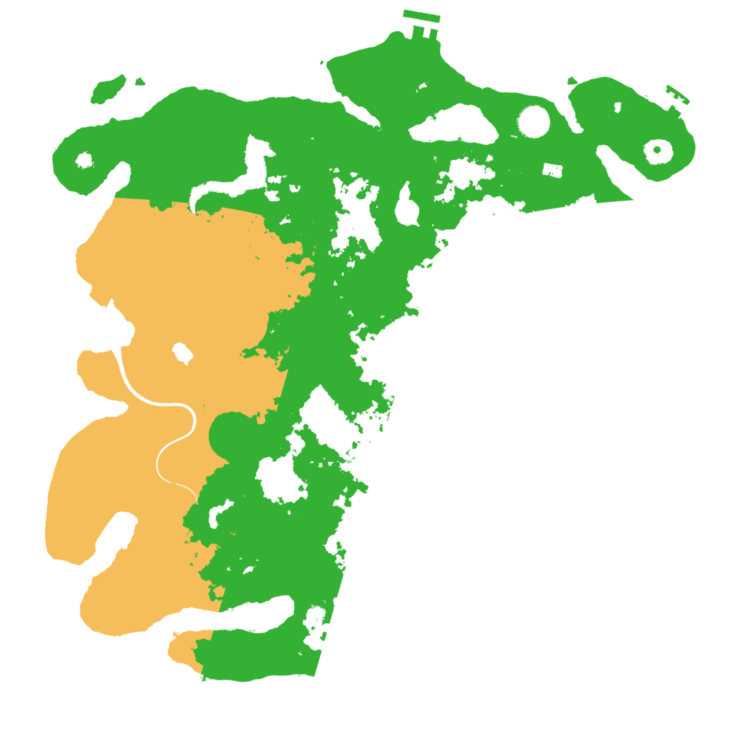 Biome Rust Map: Procedural Map, Size: 4000, Seed: 390561816