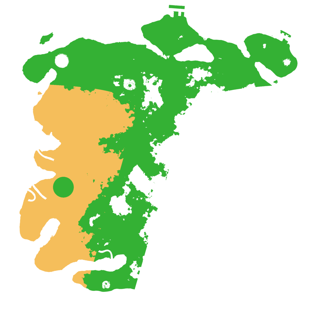 Biome Rust Map: Procedural Map, Size: 4000, Seed: 390561816