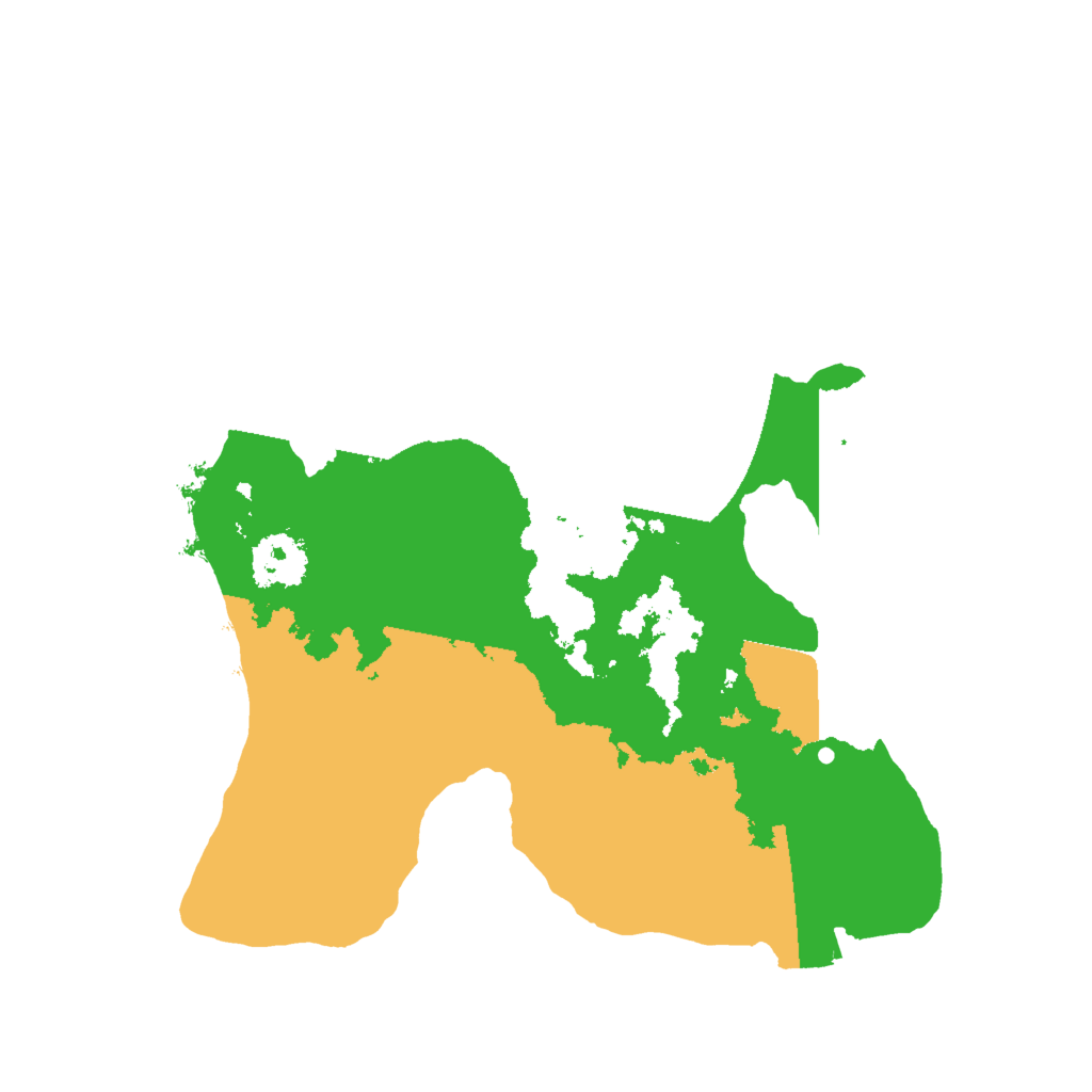 Biome Rust Map: Procedural Map, Size: 2000, Seed: 1040175564