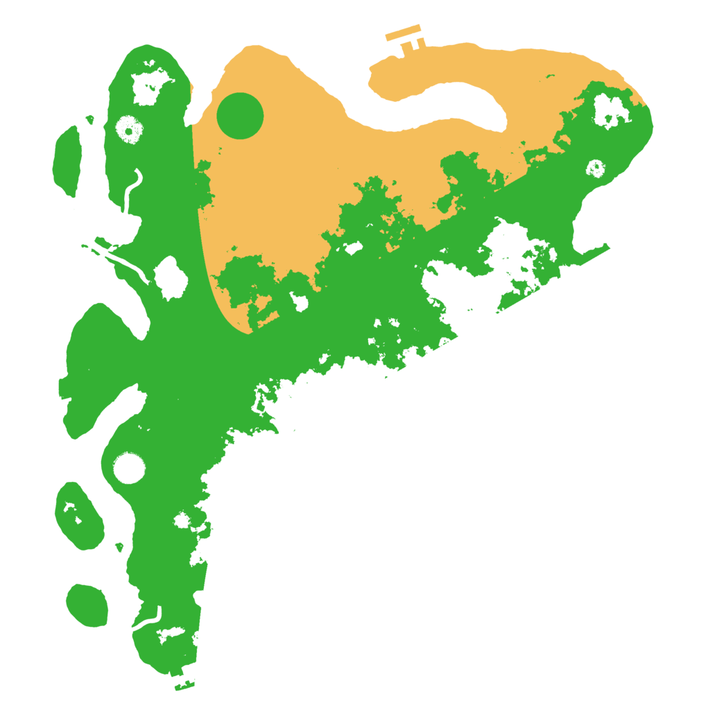 Biome Rust Map: Procedural Map, Size: 4000, Seed: 999811129