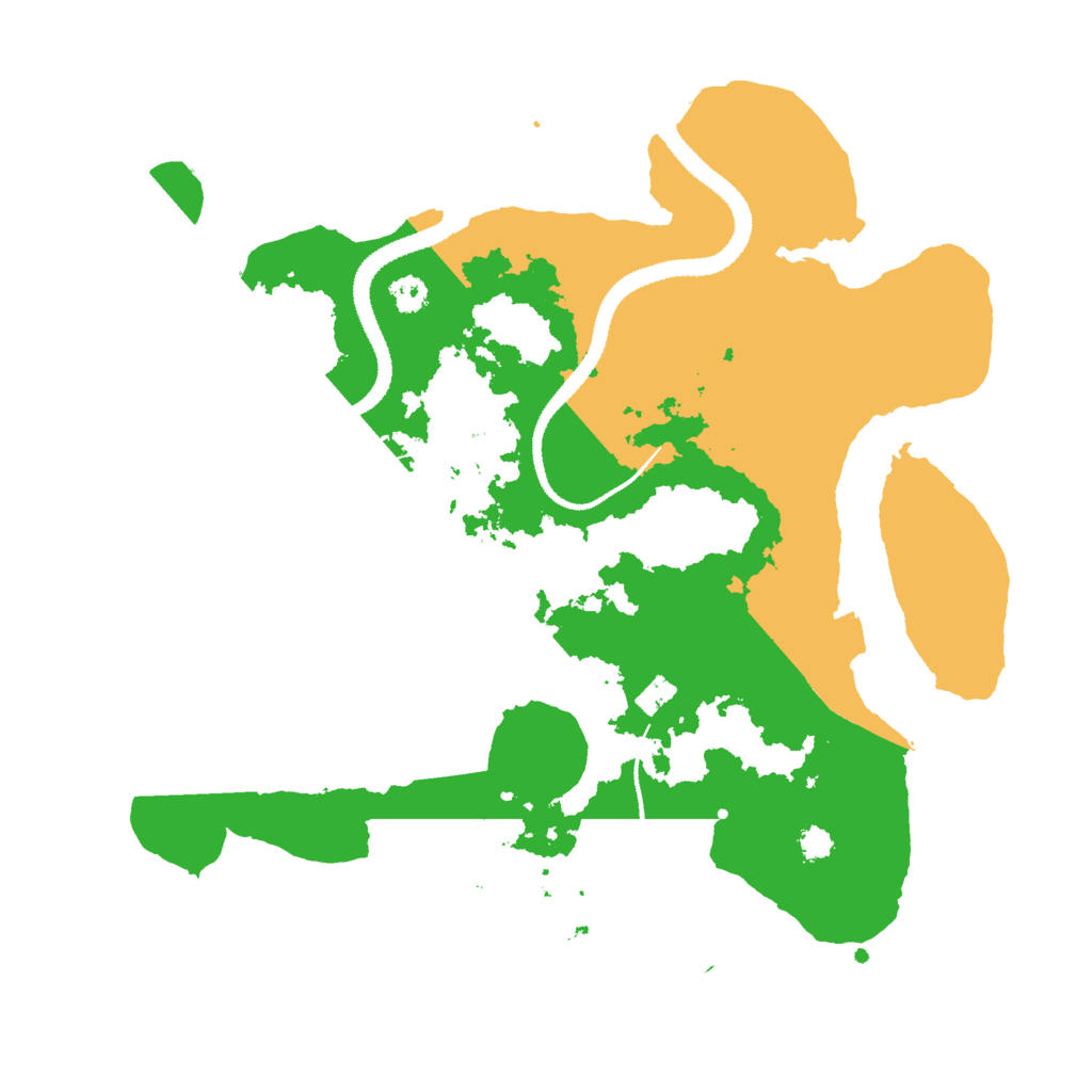 Biome Rust Map: Procedural Map, Size: 3000, Seed: 9653814