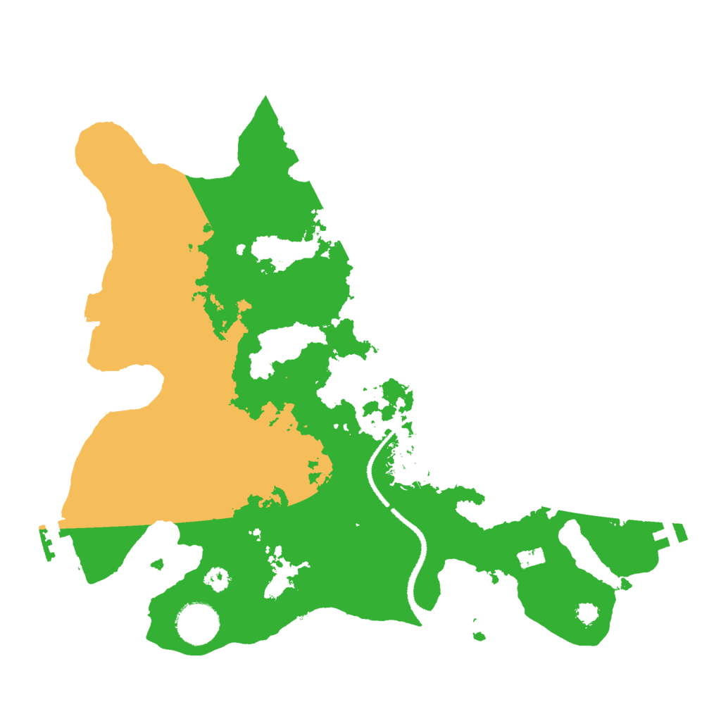 Biome Rust Map: Procedural Map, Size: 3000, Seed: 2103