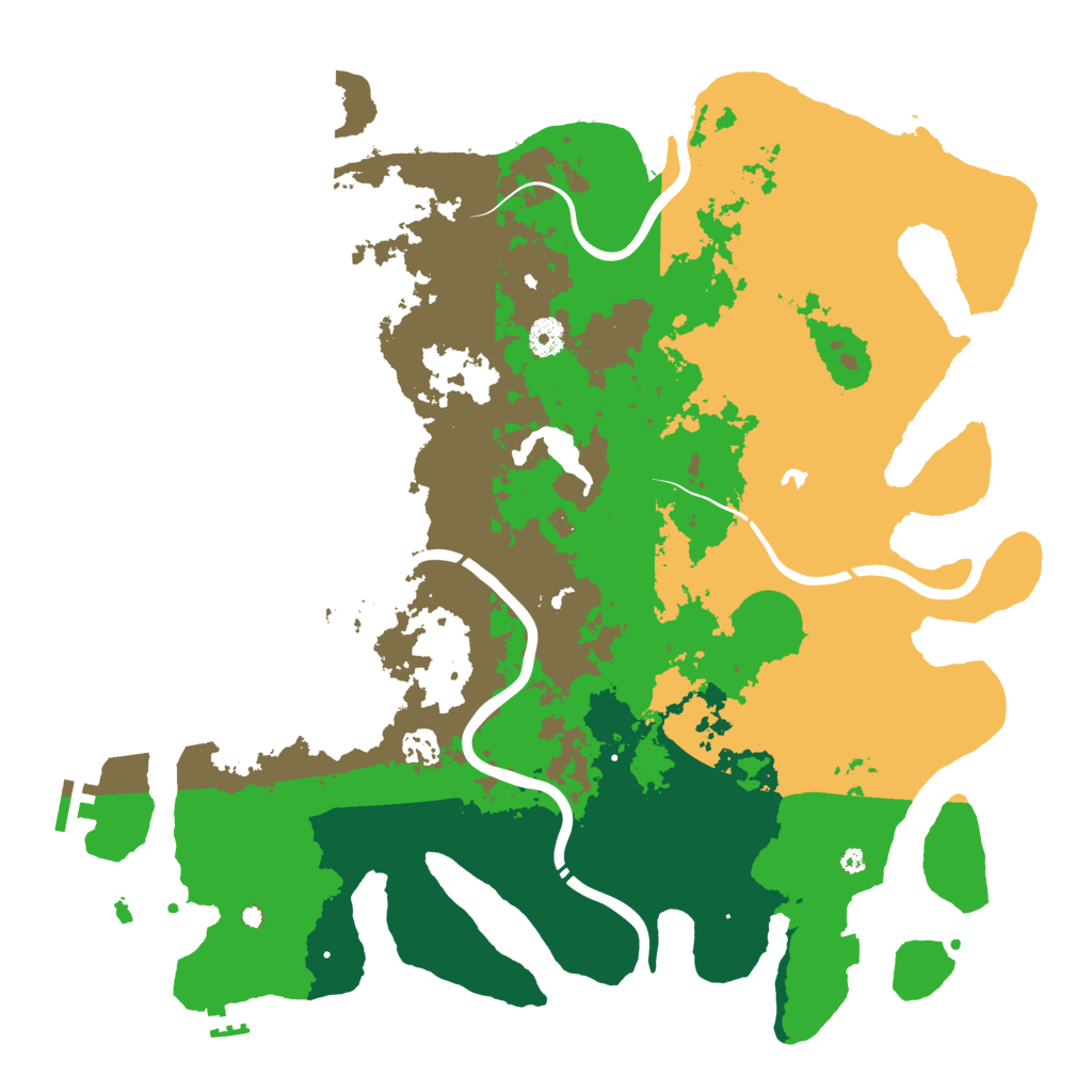 Biome Rust Map: Procedural Map, Size: 4250, Seed: 2021257728