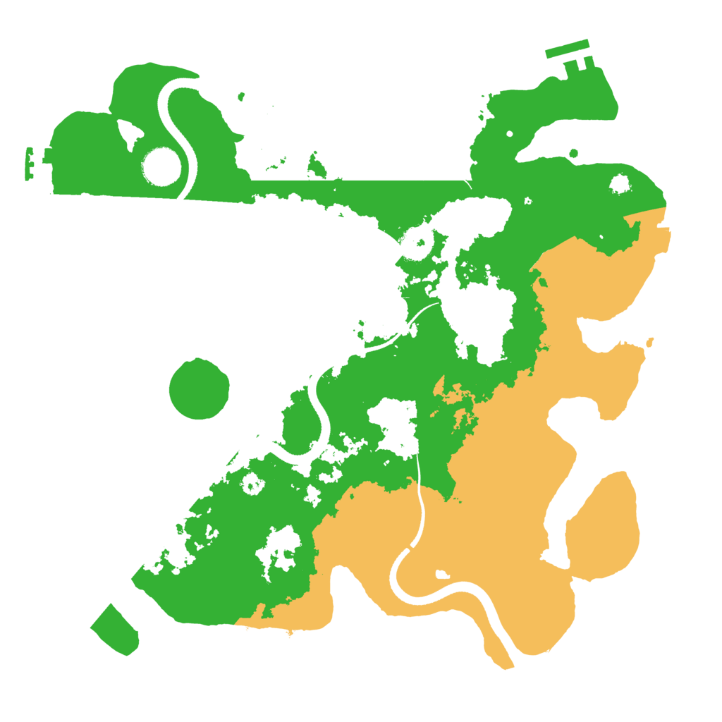 Biome Rust Map: Procedural Map, Size: 3300, Seed: 273369588