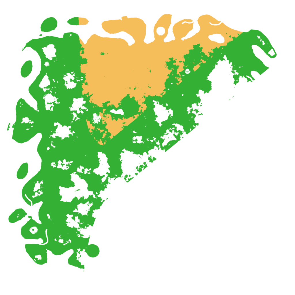 Biome Rust Map: Procedural Map, Size: 6000, Seed: 64816067