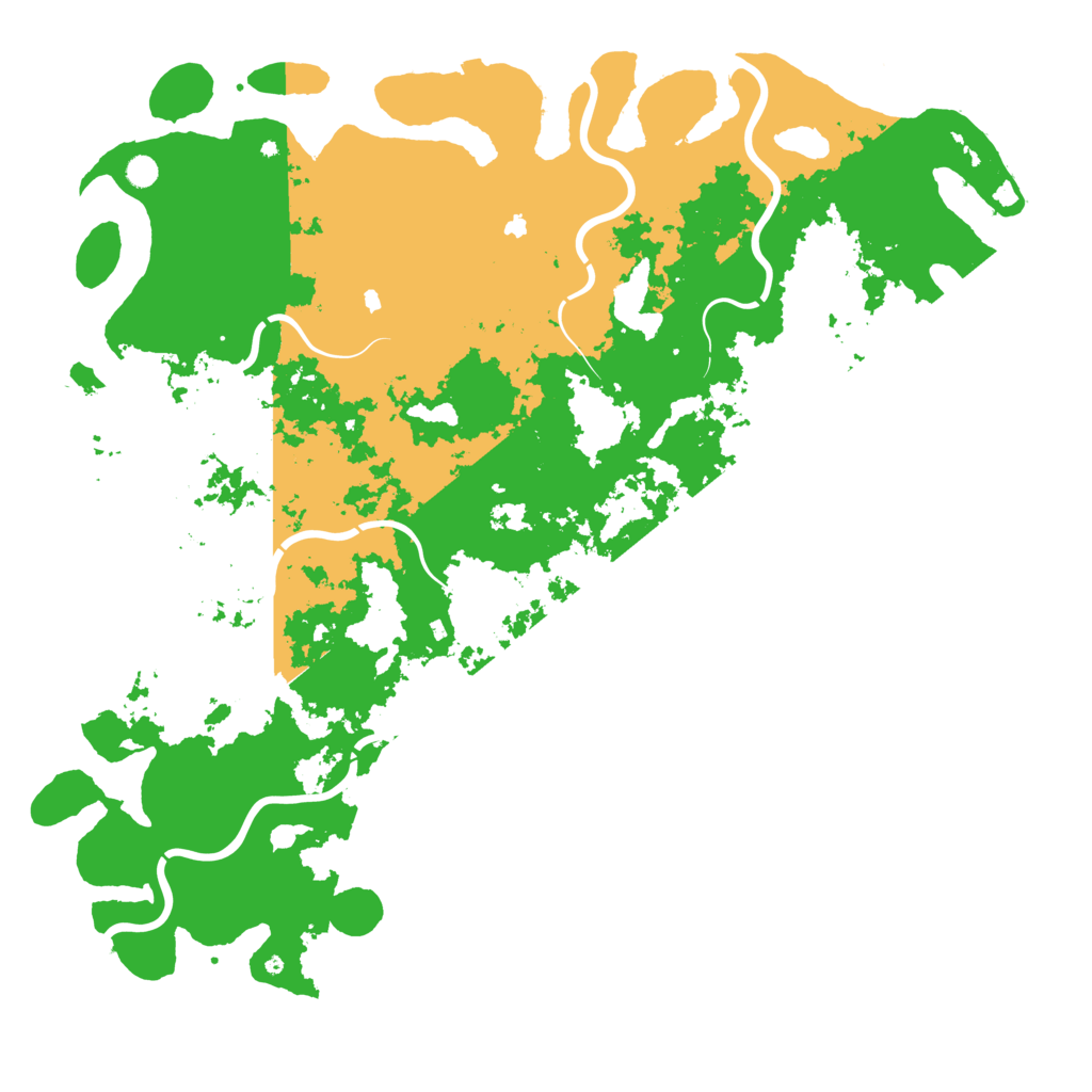 Biome Rust Map: Procedural Map, Size: 6000, Seed: 64816067