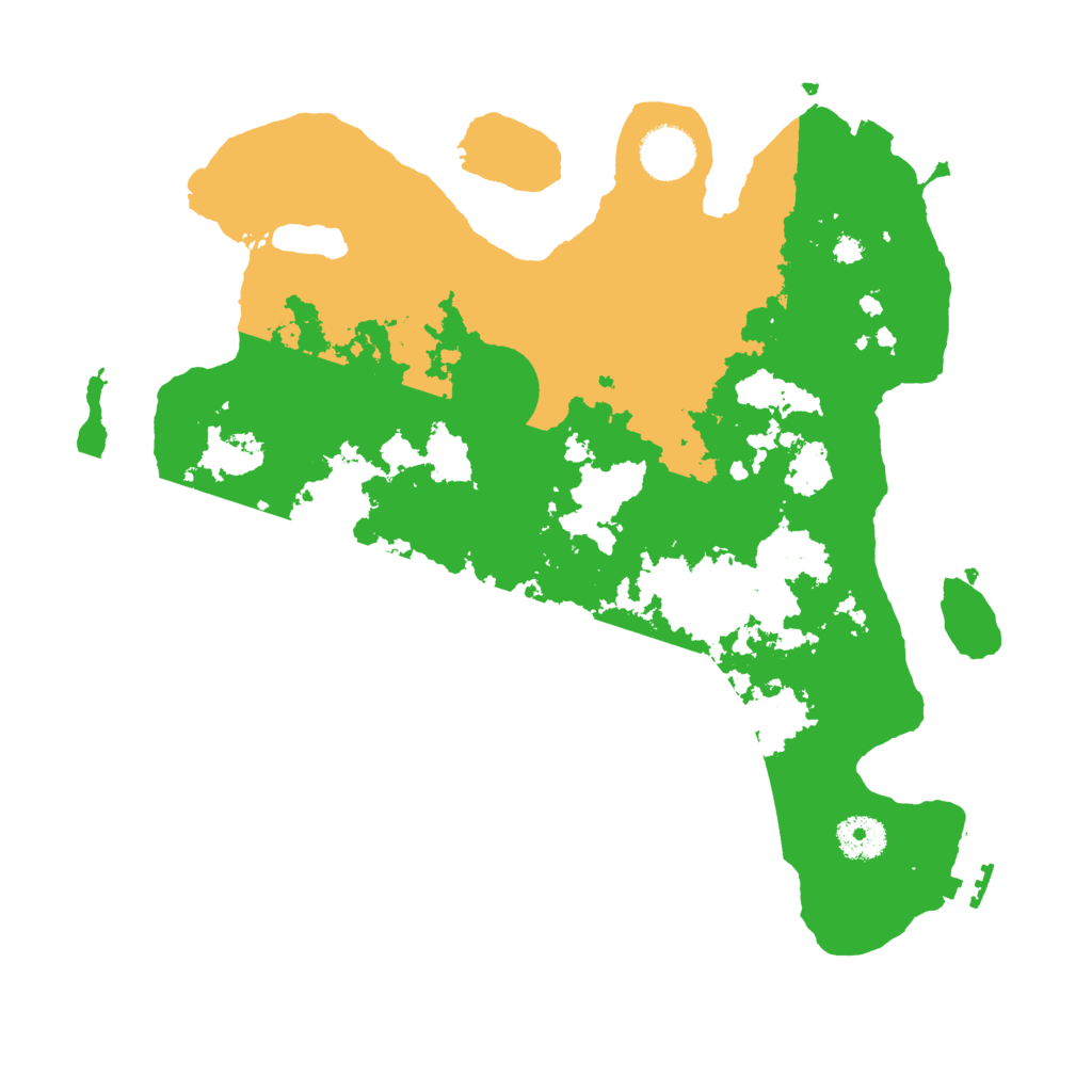 Biome Rust Map: Procedural Map, Size: 3500, Seed: 2135714384