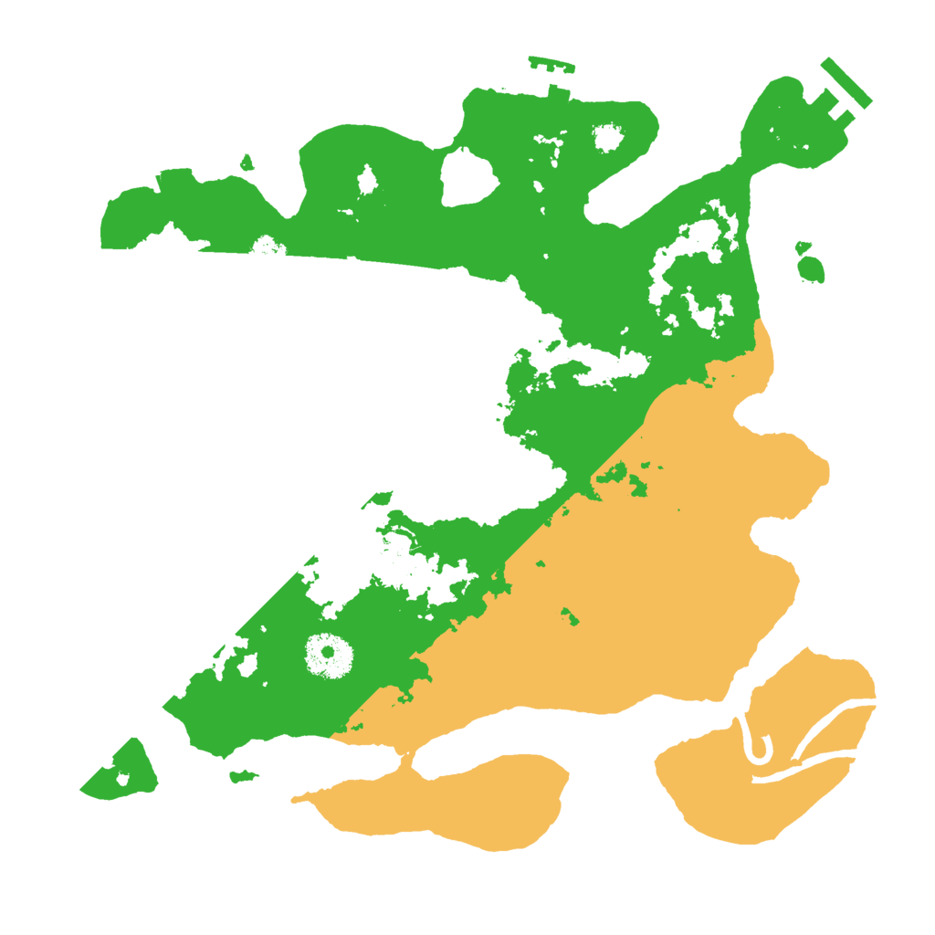 Biome Rust Map: Procedural Map, Size: 3000, Seed: 240640769