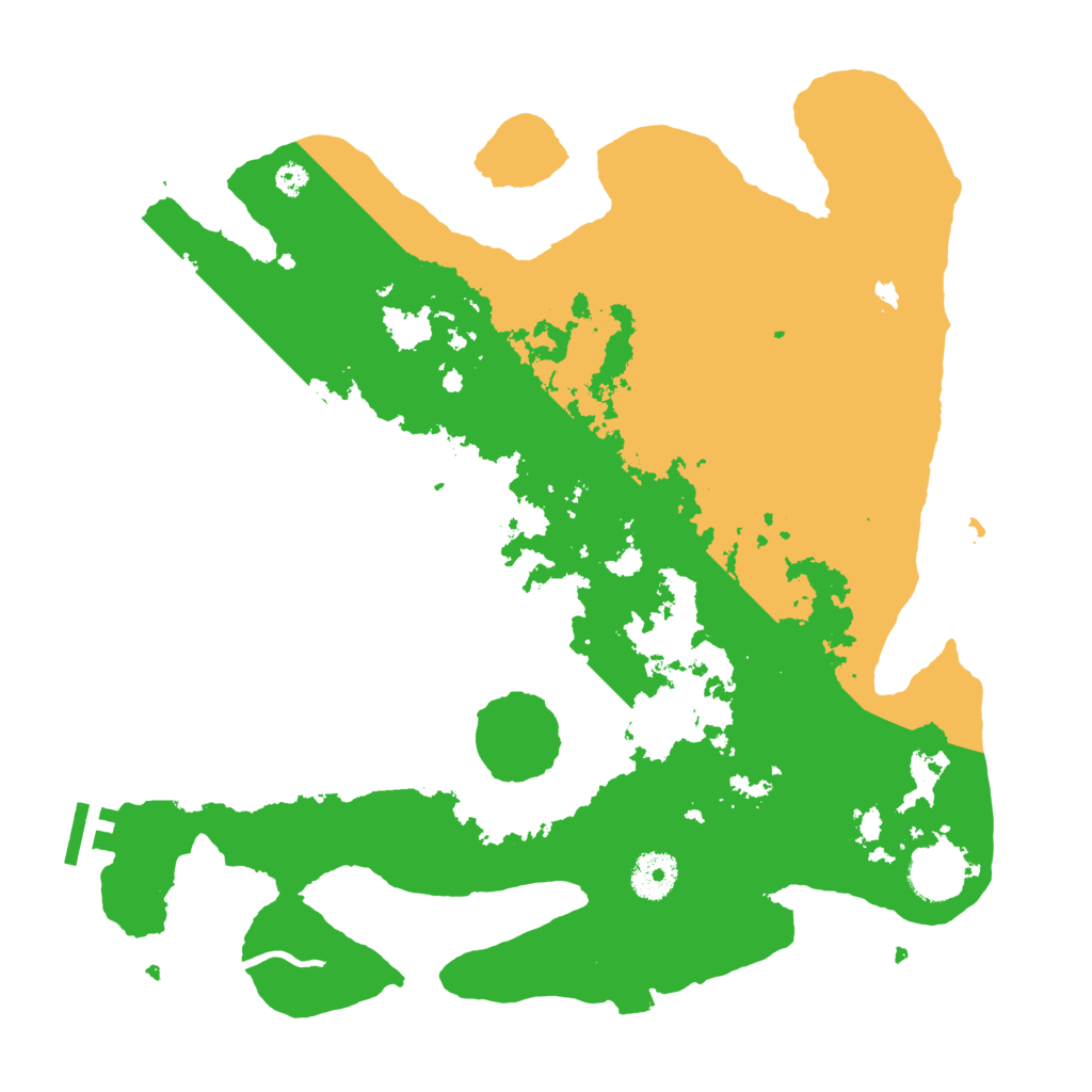 Biome Rust Map: Procedural Map, Size: 3500, Seed: 1161838732