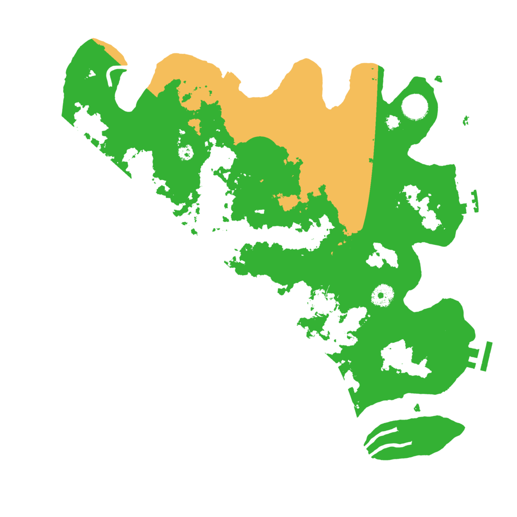 Biome Rust Map: Procedural Map, Size: 3500, Seed: 519199566