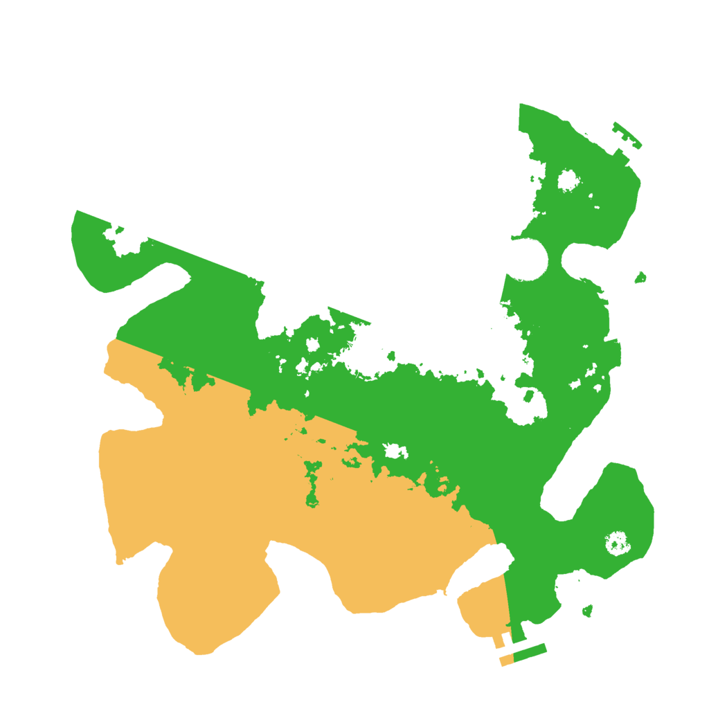 Biome Rust Map: Procedural Map, Size: 3000, Seed: 1269331098