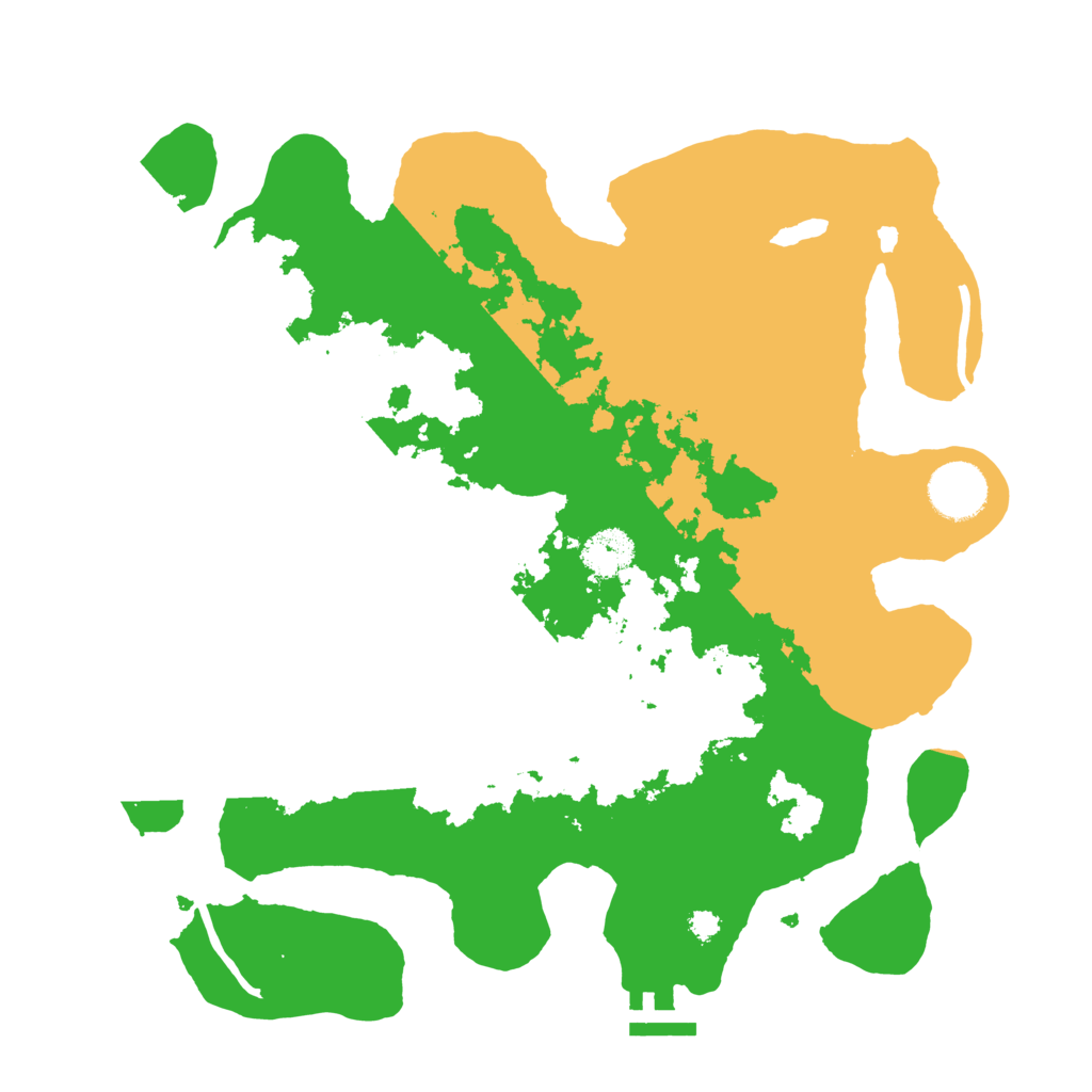 Biome Rust Map: Procedural Map, Size: 3300, Seed: 339640715