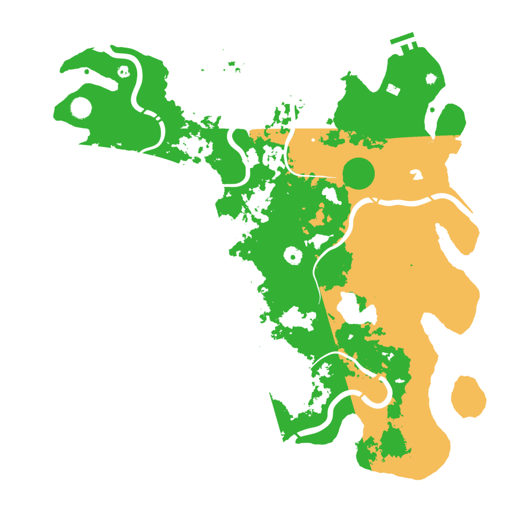 Biome Rust Map: Procedural Map, Size: 4250, Seed: 372552695