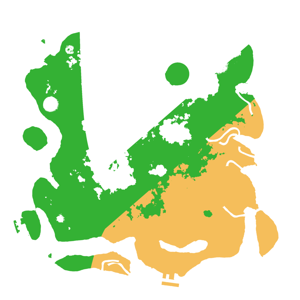 Biome Rust Map: Procedural Map, Size: 3500, Seed: 5688134