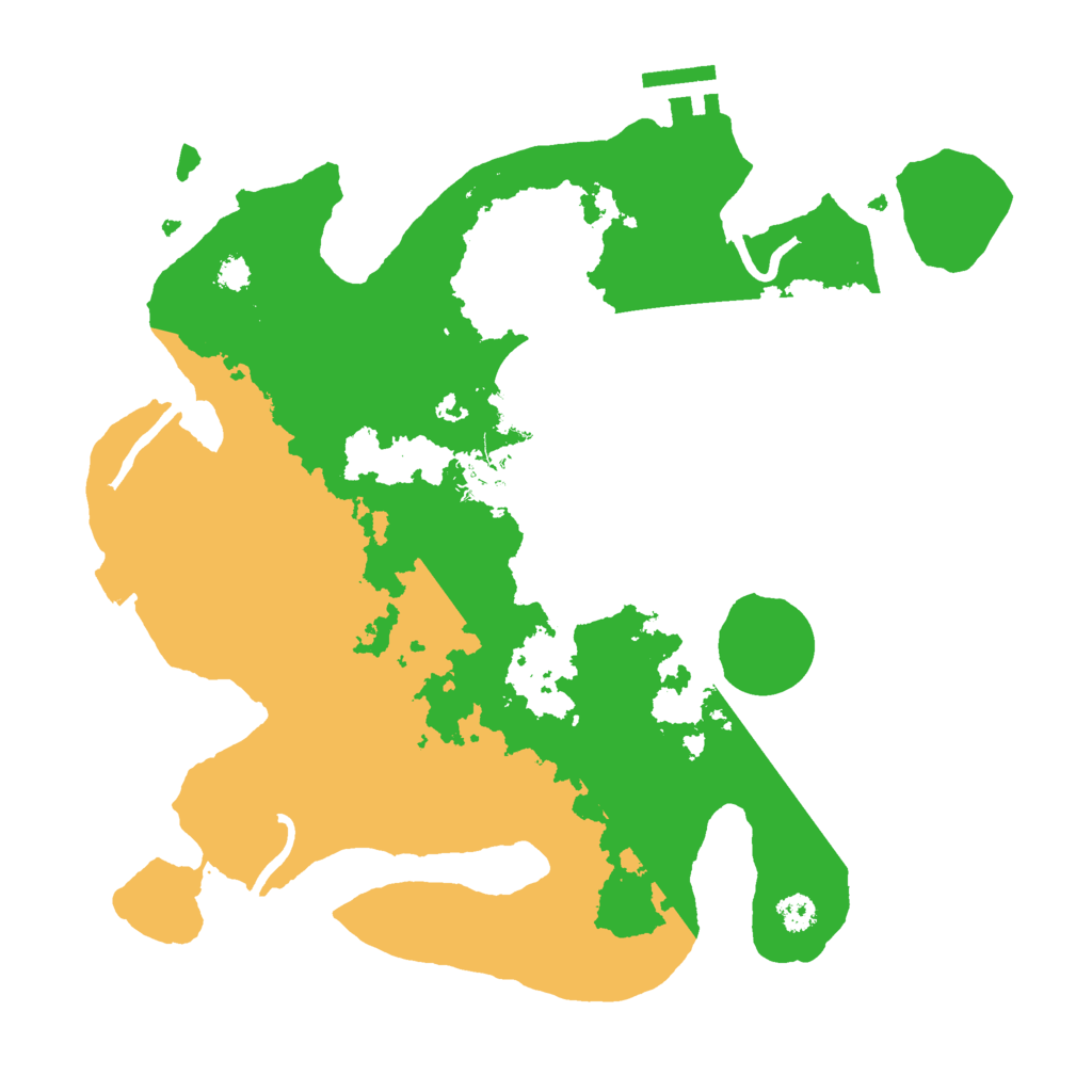Biome Rust Map: Procedural Map, Size: 3000, Seed: 87442253