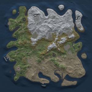 Thumbnail Rust Map: Procedural Map, Size: 3850, Seed: 1237940116, 17 Monuments