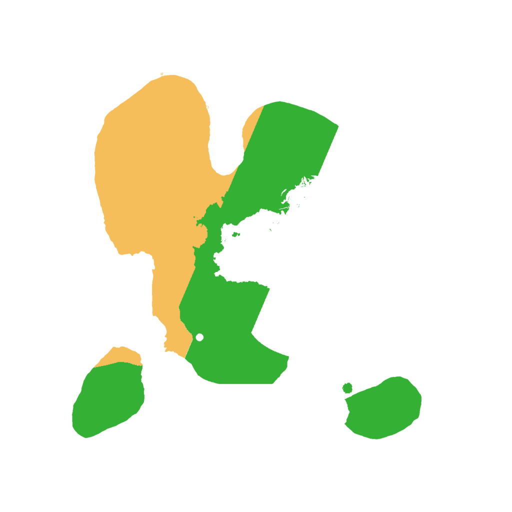 Biome Rust Map: Procedural Map, Size: 2000, Seed: 2072717935