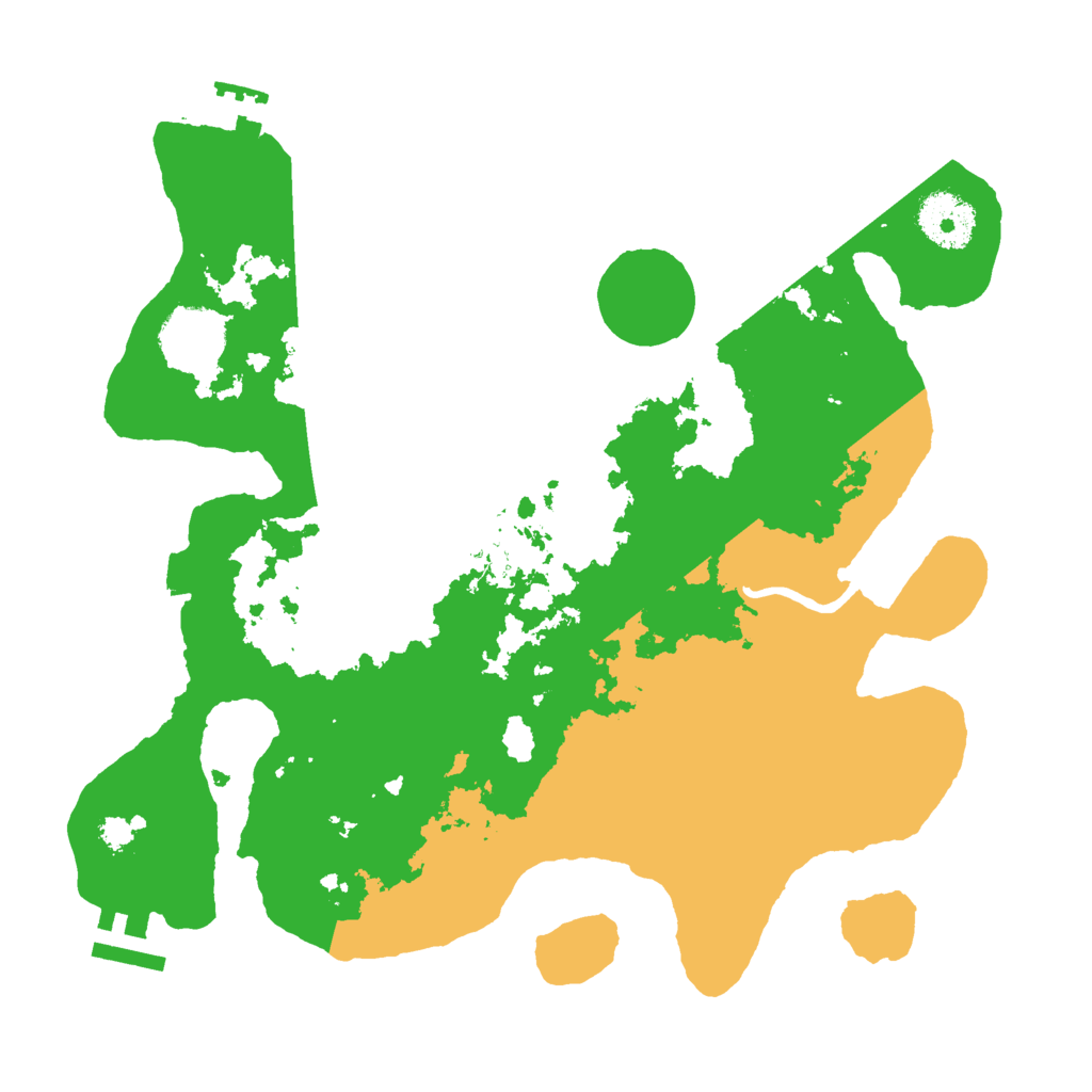 Biome Rust Map: Procedural Map, Size: 3000, Seed: 94828482