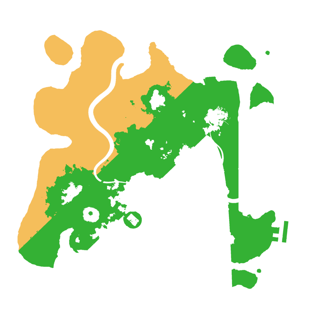 Biome Rust Map: Procedural Map, Size: 3000, Seed: 251801047