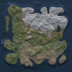 Thumbnail Rust Map: Procedural Map, Size: 3700, Seed: 64867004, 19 Monuments