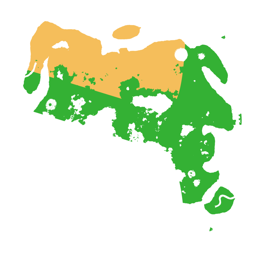 Biome Rust Map: Procedural Map, Size: 3500, Seed: 981085821