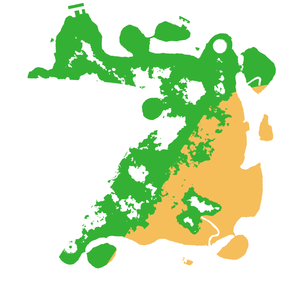 Biome Rust Map: Procedural Map, Size: 3750, Seed: 9132