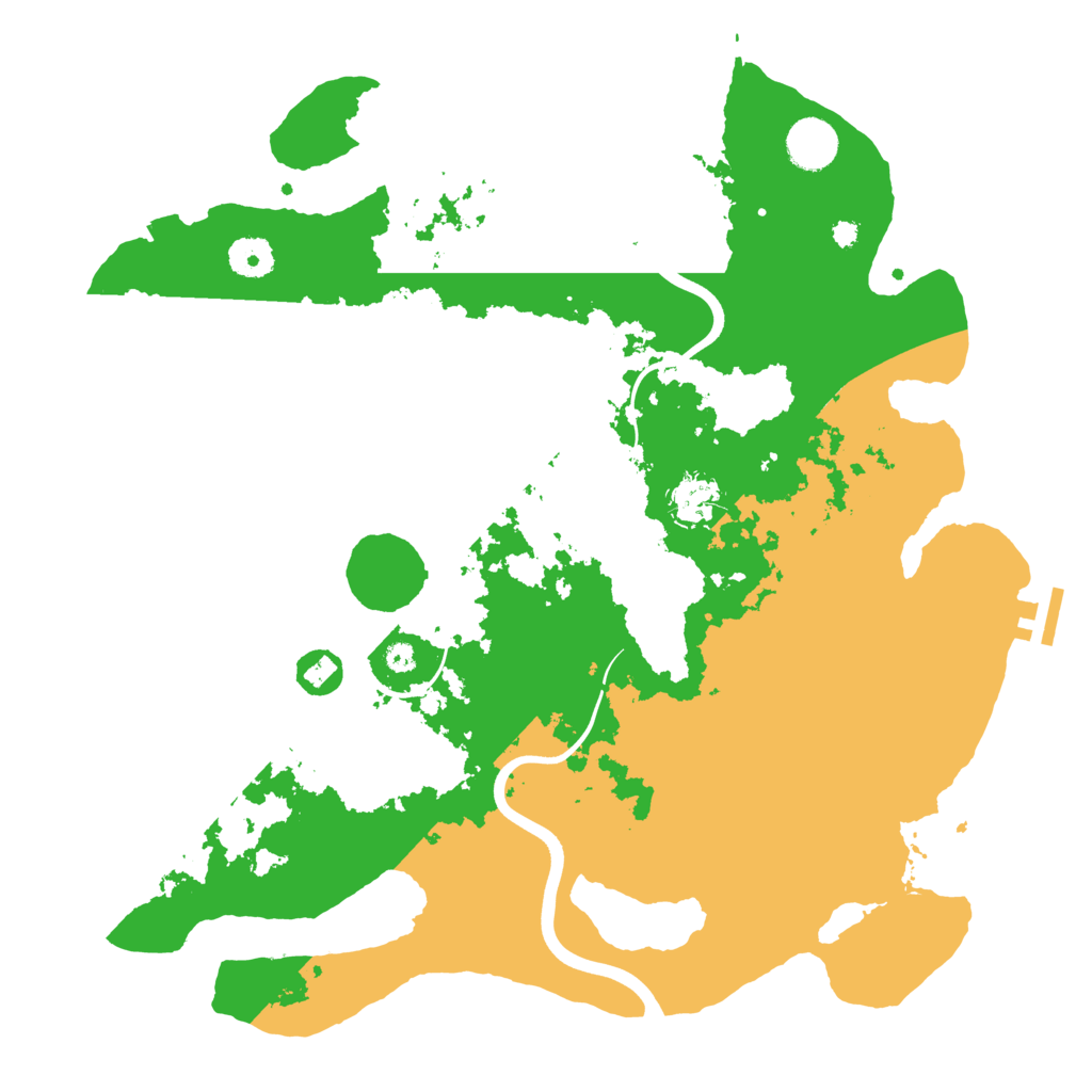 Biome Rust Map: Procedural Map, Size: 3800, Seed: 702691678