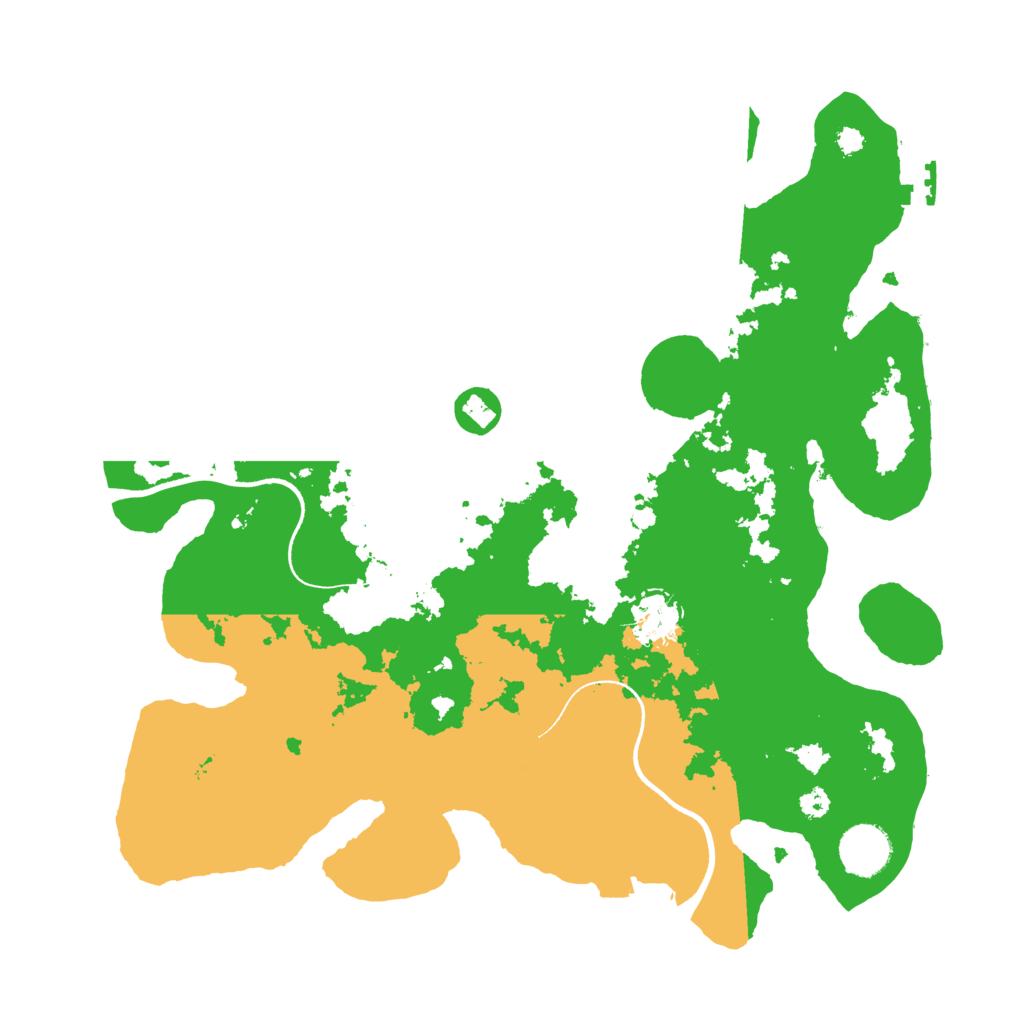 Biome Rust Map: Procedural Map, Size: 3500, Seed: 1292488579