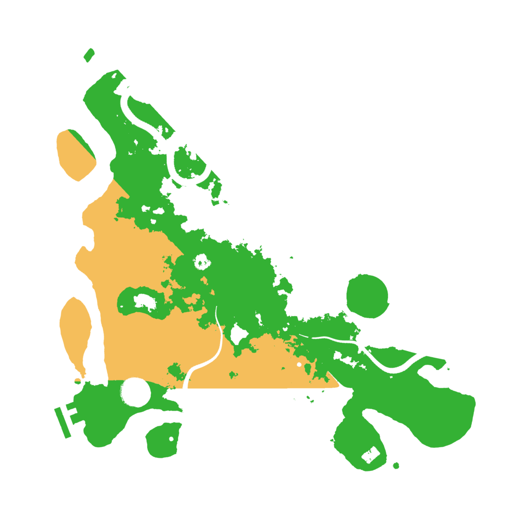 Biome Rust Map: Procedural Map, Size: 3300, Seed: 19301692
